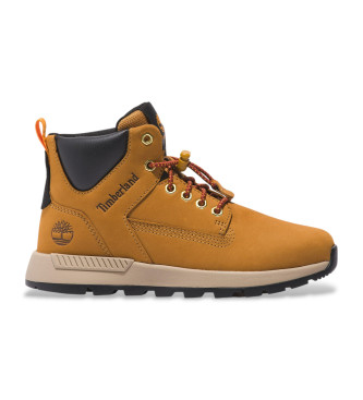 Timberland Brązowe skórzane buty za kostkę Killington Trekker Mid Lace Up