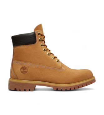 Timberland Skórzane buty za kostkę Premium 6 brązowe