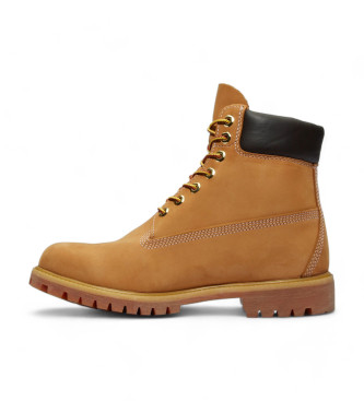 Timberland Skórzane buty za kostkę Premium 6 brązowe