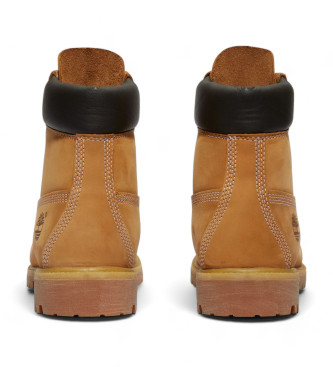 Timberland Skórzane buty za kostkę Premium 6 brązowe