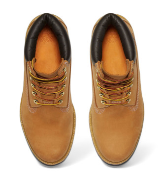 Timberland Skórzane buty za kostkę Premium 6 brązowe