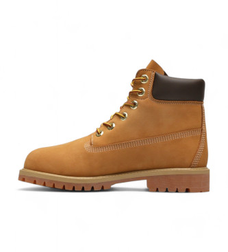 Timberland Skórzane buty za kostkę Premium 6 brązowe