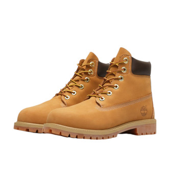 Timberland Skórzane buty za kostkę Premium 6 brązowe