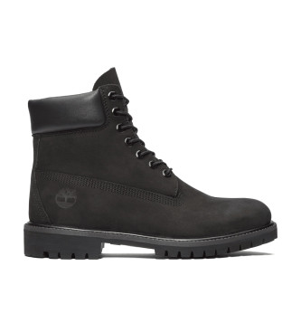 Timberland Premium Leather Ankle Boots 6 black