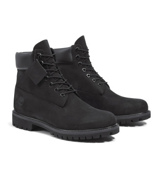 Timberland Premium Leder-Stiefeletten 6 schwarz