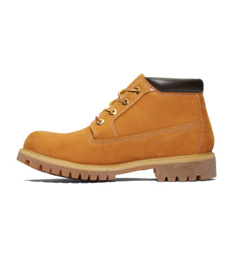 Timberland Średnie sznurowane botki w kolorze brązowym