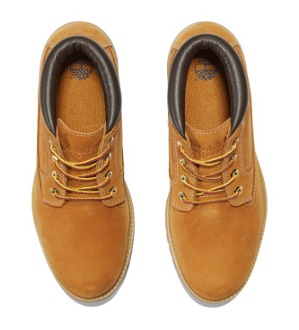 Timberland Średnie sznurowane botki w kolorze brązowym
