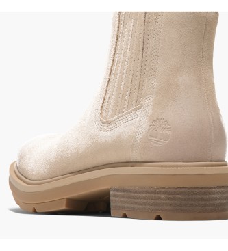 Timberland Brimfield beige mid-calf lder chelsea ankelstvlar