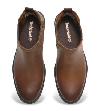 Timberland Botins em pele Brimfield Chesea castanhos