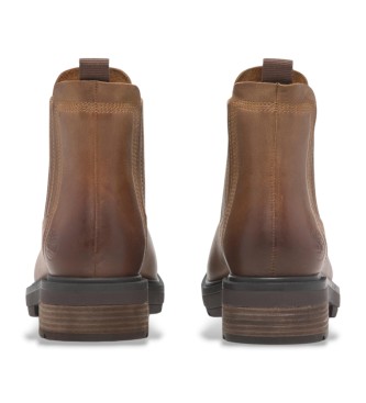 Timberland Botins em pele Brimfield Chesea castanhos