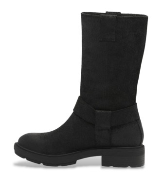 Timberland Botas de piel de caa alta sin cordones Brimfield negro  