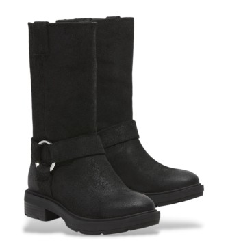 Timberland Bottines  lacets en cuir noir Brimfield  