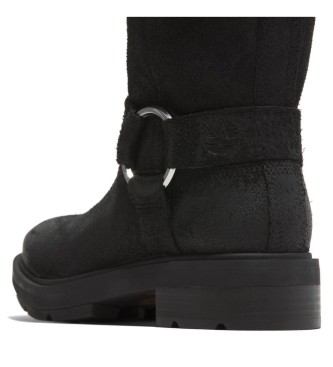 Timberland Botas de piel de caa alta sin cordones Brimfield negro  