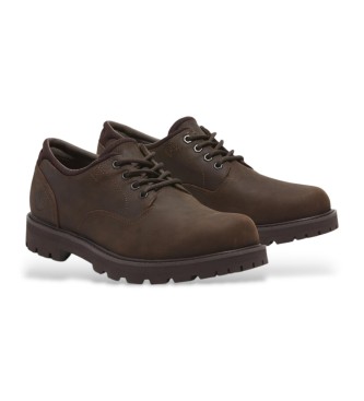 Timberland Zapatos impermeables de piel con cordones Britton Road marrn oscuro 