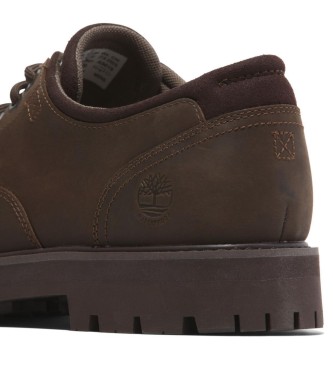 Timberland Britton Road dunkelbraune wasserdichte Lederschnrschuhe 