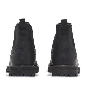 Timberland Britton Road Leather Chelsea Ankle Boots Black 