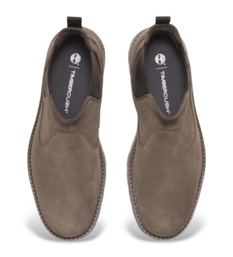 Timberland Botas chelsea em pele castanha Britton Road