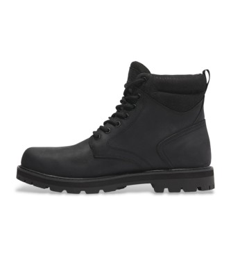 Timberland Leather ankle boots with Britton Road Mid black  