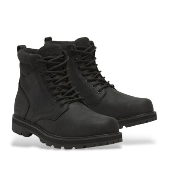 Timberland Leather ankle boots with Britton Road Mid black  