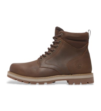 Timberland Botas impermeables de media caa con cordones Britton Road marrn  