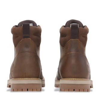 Timberland Brązowe, wodoodporne, sznurowane buty do połowy łydki Britton Road  