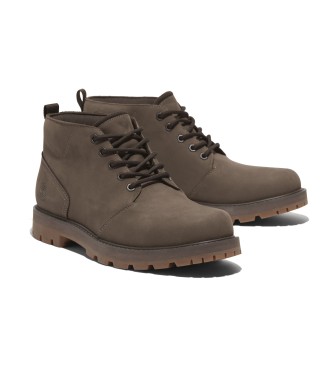 Timberland Stivali Chukka in pelle impermeabili a met polpaccio marroni Britton Road