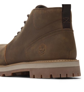 Timberland Britton Road Mid skórzane buty chukka w kolorze brązowym