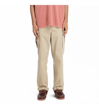 Timberland Pantaloni cargo in twill Brookline beige