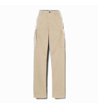 Timberland Pantaloni cargo in twill Brookline beige