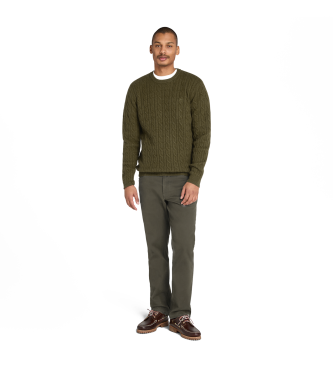Timberland Zielony sweter Phillips Brook