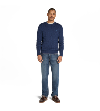 Timberland Williams River marinbl kabelstickad trja