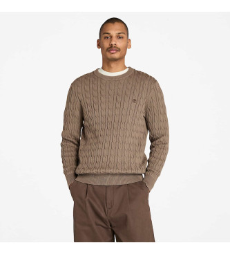 Timberland Maglione lavorato a maglia marrone Williams River