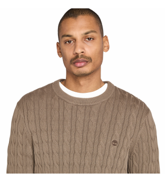 Timberland Maglione lavorato a maglia marrone Williams River