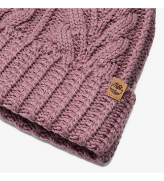 Timberland Cappello con pompon rosa