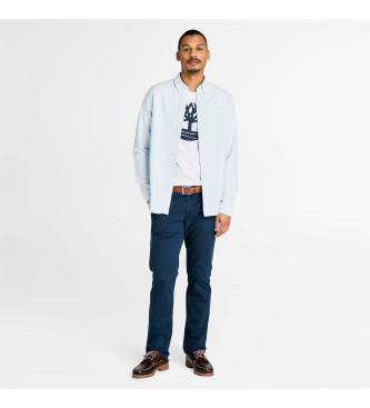 Timberland Blue Oxford Striped Shirt