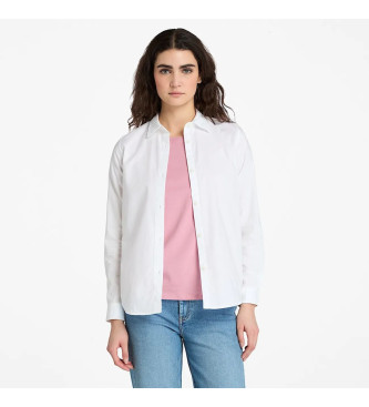 Timberland Camicia Oxford bianca a maniche lunghe