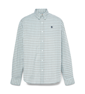 Timberland Camicia in popeline elasticizzato verde