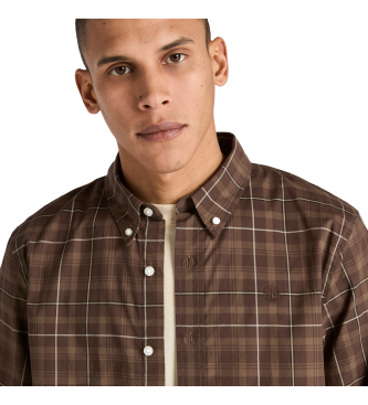 Timberland Brązowa koszula w kratę