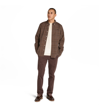 Timberland Brązowa koszula w kratę