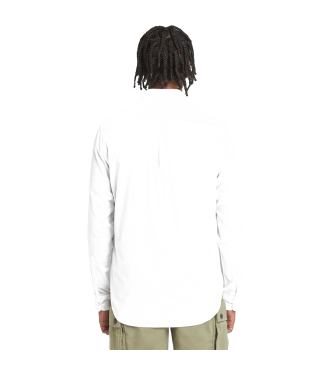 Timberland Camicia bianca a maniche lunghe in popeline