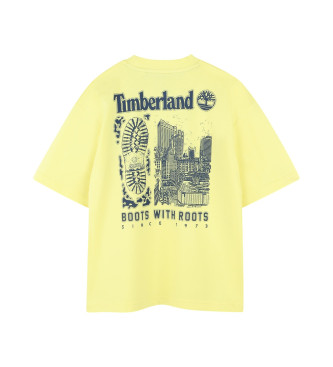 Timberland T-shirt korte mouw geel