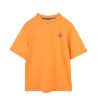 Timberland Orangefarbenes Kurzarm-T-Shirt