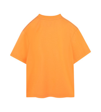 Timberland Orangefarbenes Kurzarm-T-Shirt