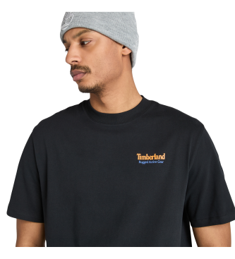 Timberland Rugged Active Gear back graphic T-shirt sort