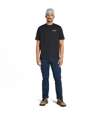 Timberland Rugged Active Gear back graphic T-shirt sort