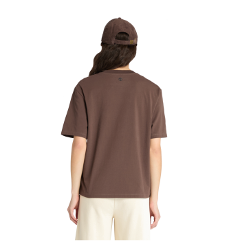Timberland T-shirt Lush Comfort brązowy
