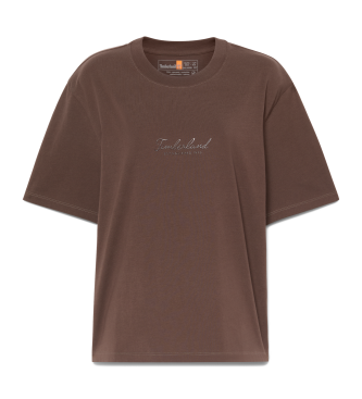 Timberland T-shirt Lush Comfort brązowy