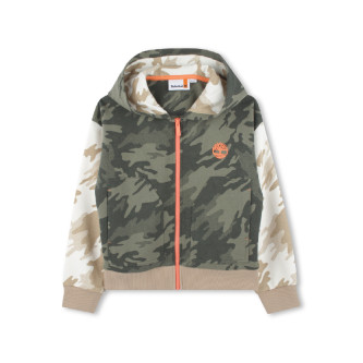 Timberland Groen vest met capuchon