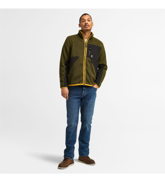 Timberland Chaqueta polar mullida verde