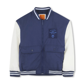 Timberland Jacket with contrasting blue sleeves